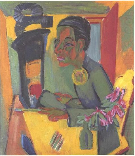 The painter - selfportrait, Ernst Ludwig Kirchner